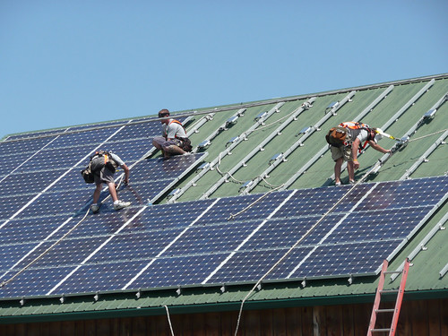 105 solar panels installed at Littlestown Veterinary Hospital in Littlestown, PA