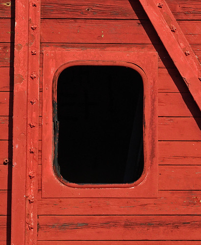 red window train louisiana caboose vivianlouisiana