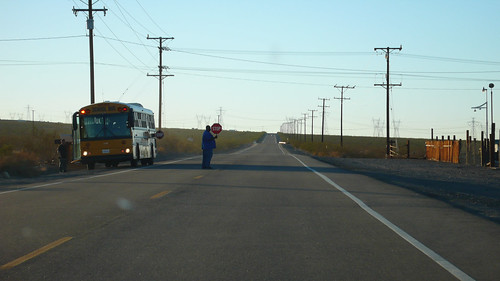 california road usa route66 roadtrip 66 stop schoolbus bagdadcafé
