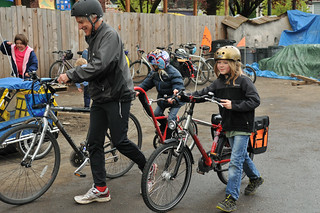 Trillium Charter School bike train-24-19