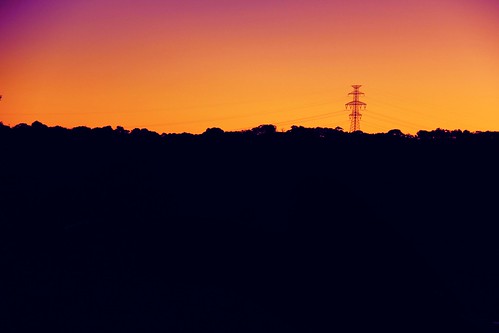sunset silhouette adelaide mountbarker