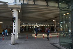 Achteringang van het Centraal Station