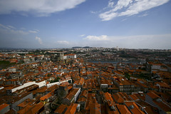 Porto and Vila Nova de Gaia view from Torre dos Clerigos