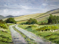Painting of the Preseli Mountains, Preseli Track 2