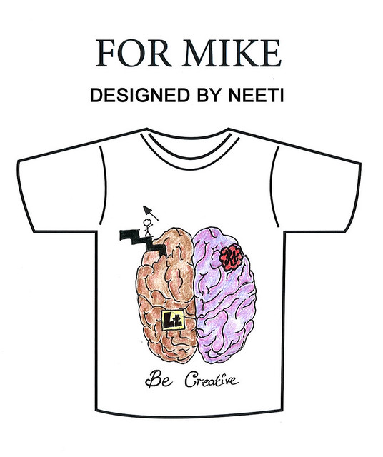 T-shirt for Mike, Designed by Neeti