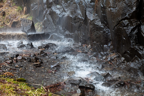mountains rock waterfall northcarolina splash smokies