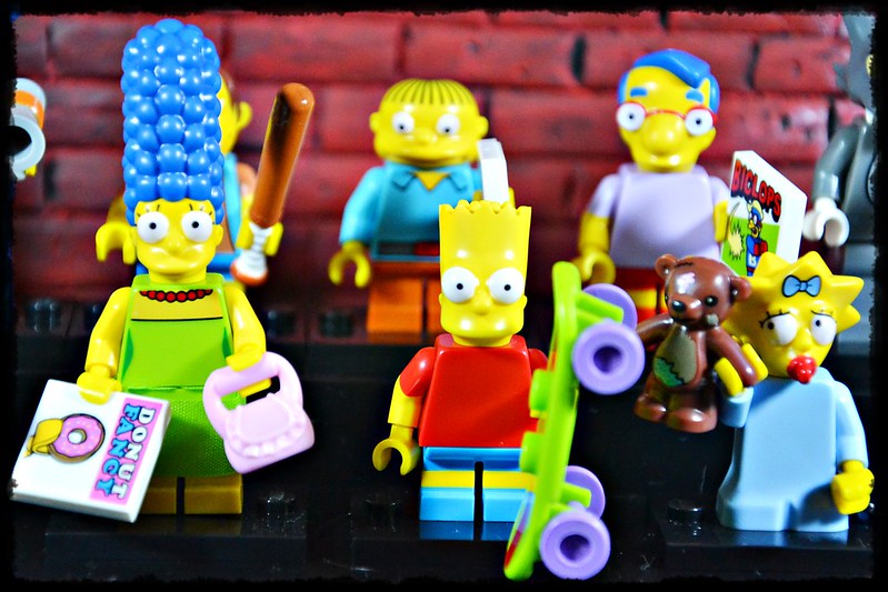 The Simpsons LEGO minifigures