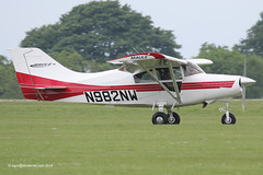 N982NW - 1999 build Maule MXT7-180A Comet, arriving at Sywell during AeroExpo 2014