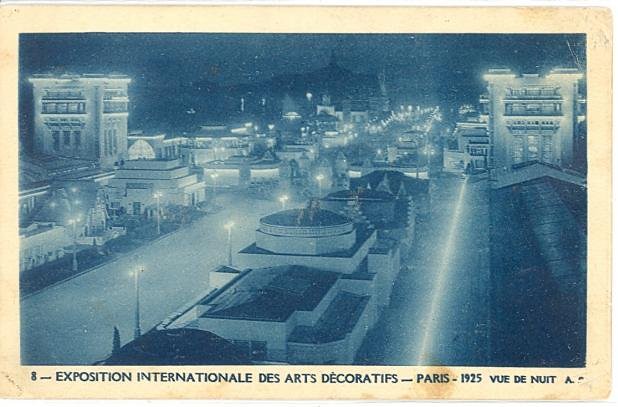 Paris Exposition, 1925. Night View (again!)