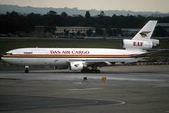 Das Air Cargo DC-10-30 5X-JOE LGW 12/08/1996