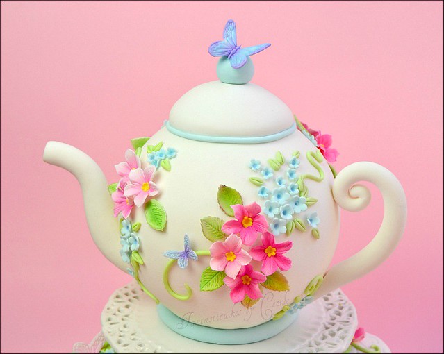 Closeup Teapot cake  Flickr  Photo Sharing!