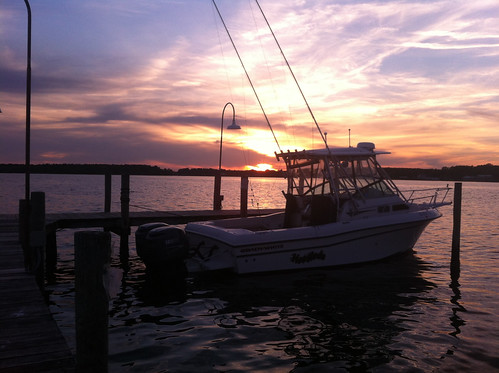 sunset beach water pier boat fishing delaware dewey soop sooc iphoneography