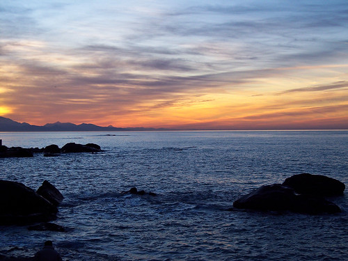 sunset sea italy san italia tramonto nuvole mare kodak sicily sicilia gregorio scoglio capodorlando cluouds