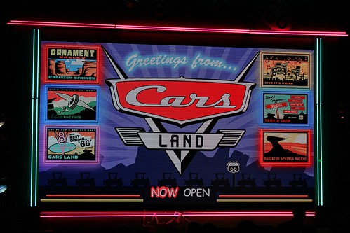 Cars Land grand opening