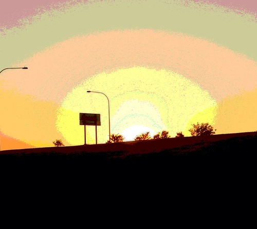 sunset landscape nebraska