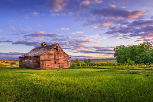wood old sunset summer sky sun color june architecture clouds barn rural landscape golden evening farm country rustic hour rundown