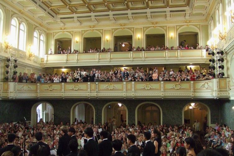 El Camino Youth Symphony in the Glinka Capella in St. Petersburg
