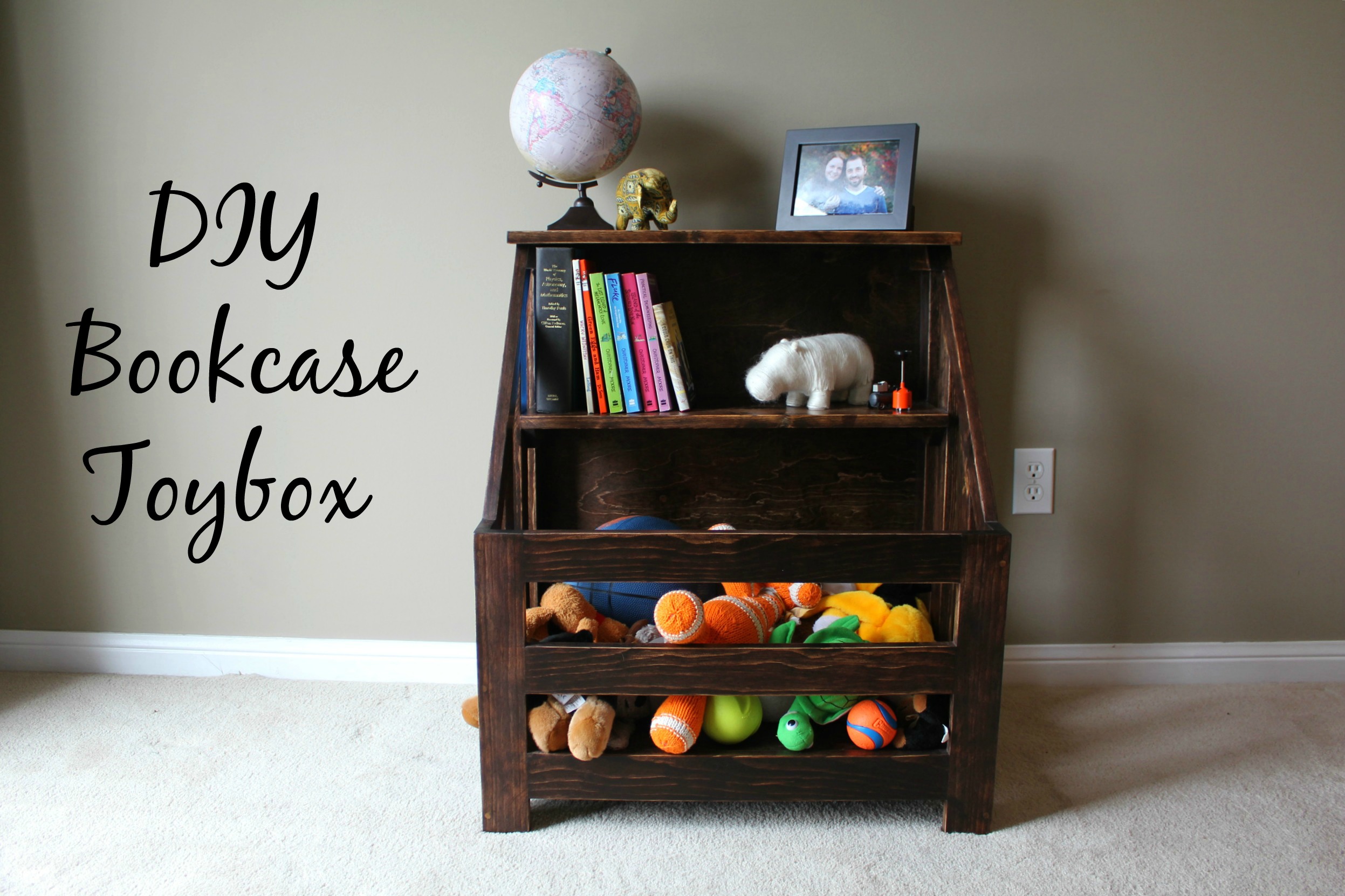 DIY Bookcase Toybox Wood