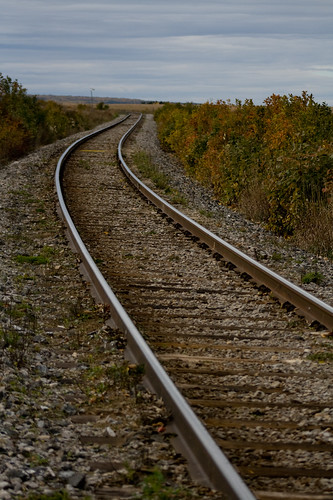 railroad autumn fall lines landscape october path 2010 métabetchouan rebelxti