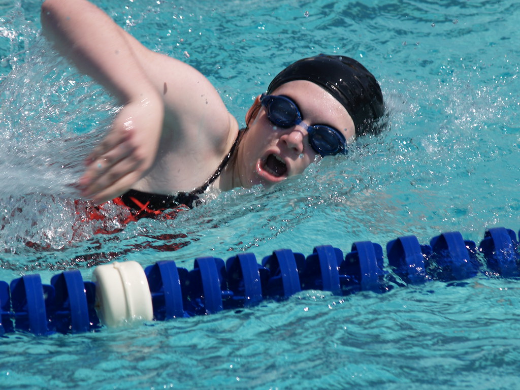 Maggie Straub Swimming