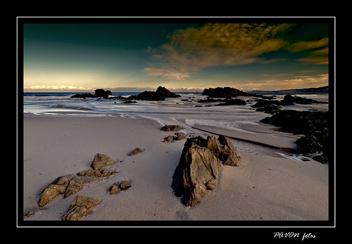 españa coruña playa paisaje galicia amaneciendo arteixo barrañan