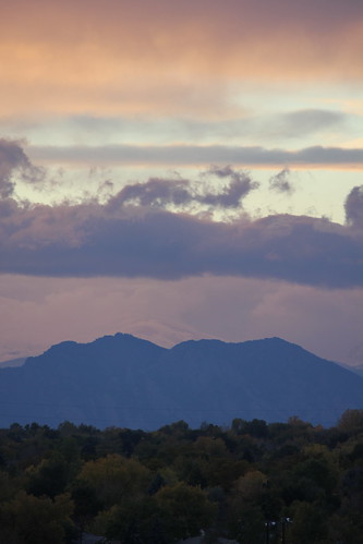sunset mountains colors colorado cloudformations