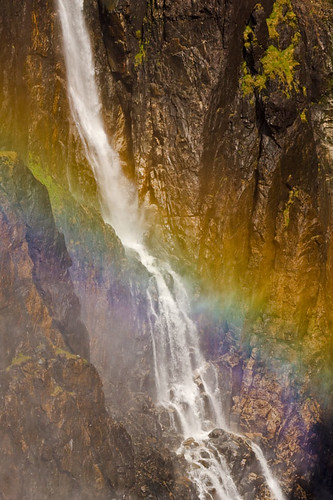 mountain mountains nature water norway waterfall rainbow hardangervidda rainbowcolors klaracolor