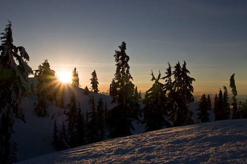 sky ski vancouver forest sunrise northshore mtseymour northvancouver newyearsday skitouring tylermcgowan