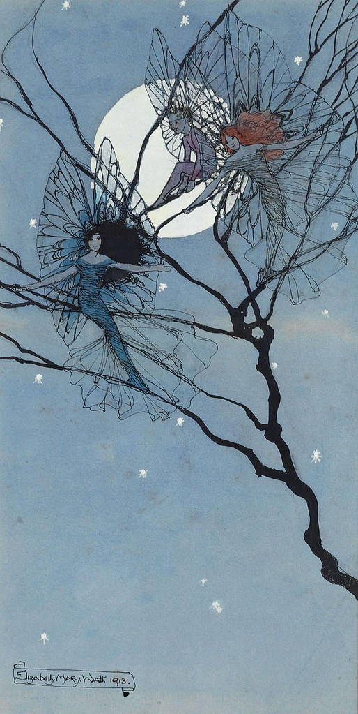 Elizabeth Mary Watts (1886-1954), "Moon Fairies"