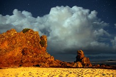 Flynns Beach night clouds 1