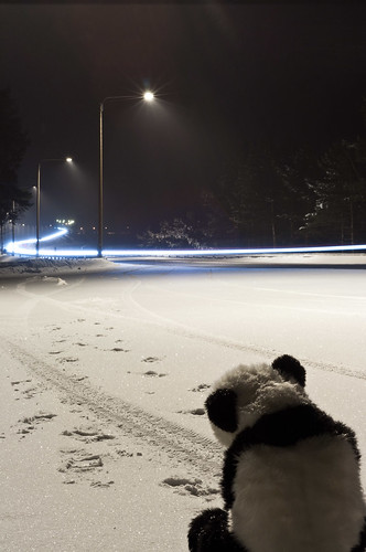 road longexposure winter snow 50mm prime nikon panda 5050 d90 project50 twittographers
