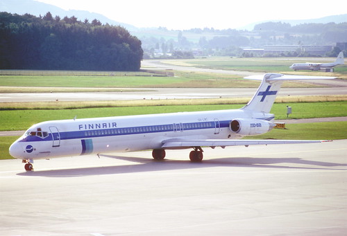 26aq - Finnair MD-82; OH-LMT@ZRH;23.06.1998