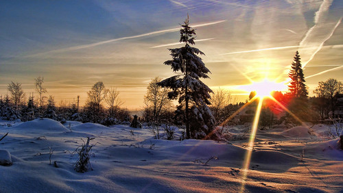 schnee winter sunset sky sun snow abend licht sonnenuntergang himmel nrw sonne sauerland föckinghausen bestwig nuttlar