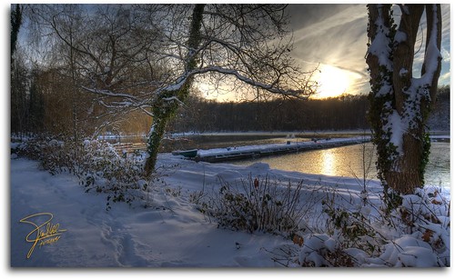 winter sunset canon germany deutschland schloss hdr f9 24105 wegberg ef24105mmf4lisusm canoneos5dmarkii naturparkschwalmnette tüschenbroich tüschenbroicherweiher