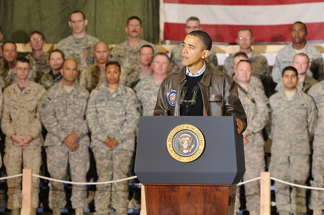 President Obama makes surprise visit to Bagram Airfield [Image 12 of 13]