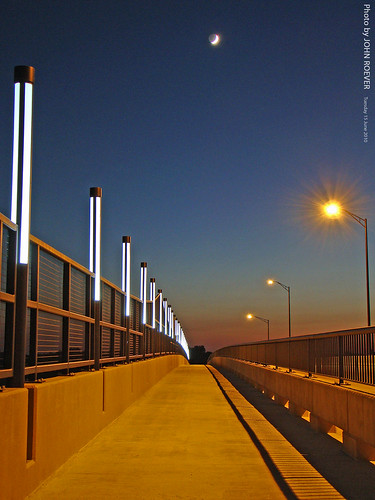 bridge june night evening dusk overpass viaduct kansas newbridge i35 2010 interchange olathe aftersunset joco johnsoncounty interstate35 159thstreet june2010 159thst loneelmrd