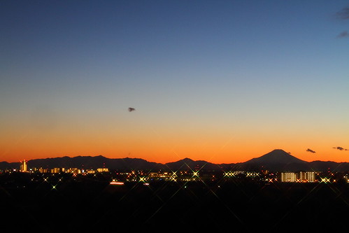 sunset japan evening twilight asia fuji dusk 日本 nippon saitama kawagoe 富士山 mtfuji 川越 2010 夕焼け ohmiya 埼玉 大宮 さいたま skytheme