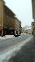 Ljubljana Snow Tiltshift