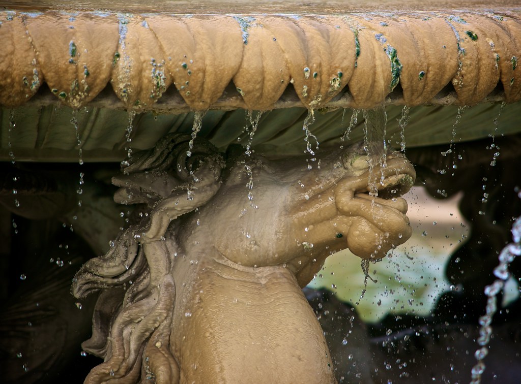 Horse Fountain in the Villa Borghese Gardens