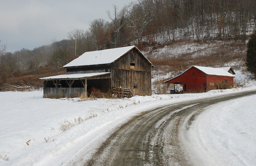 winter ohio snow landscape backroads snowscape