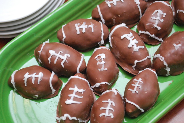 Mini Football Cake Balls