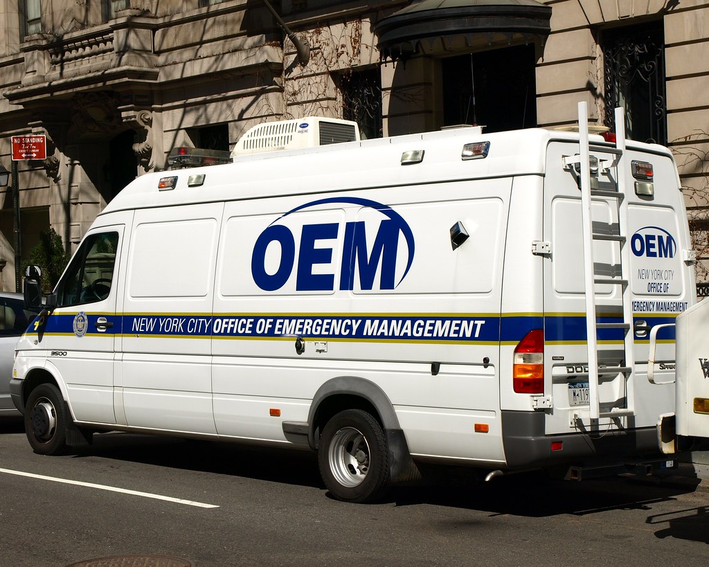 OEM NYC Office of Emergency Management Van, Upper East Side, New York City