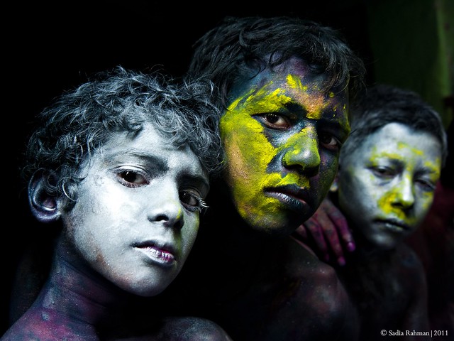 Mask of Holi - Beautiful Bangladesh Photography