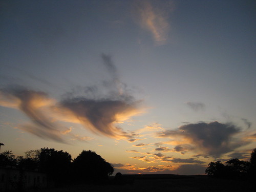 blue sunset sky cloud poland polska polen zachód niebo wielkopolska chmura błękit greaterpoland kotunia