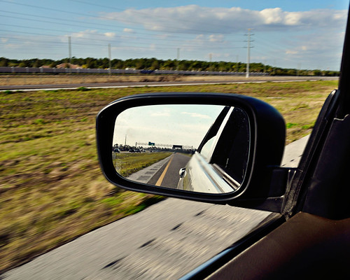 road car mirror theviewfromhere week852 mcpproject52