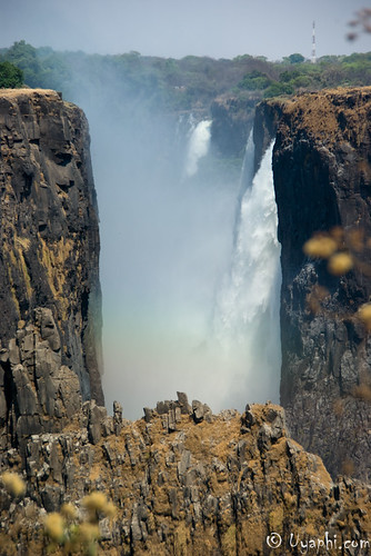 waterfall victoria falls zimbabwe vic zambia zambezi