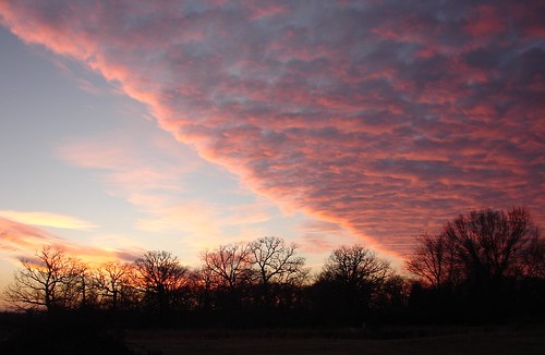 sunset clouds vanburen arkansas crawfordcounty