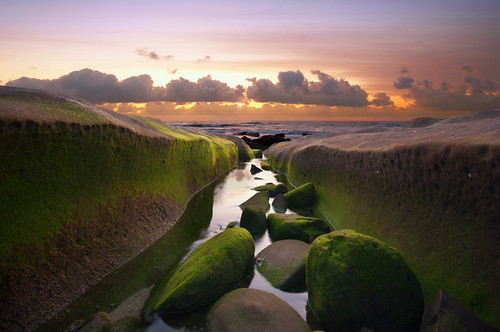 ocean sunset sea sky orange seascape green water clouds rocks pacific sandiego tide lajolla coastal reef pfa uwb