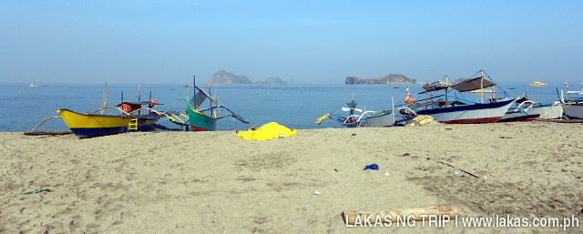 Capones Island and Camara Island from the Beach of Pundaquit at San Antonio, Zambales, Philippines