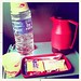 chai time on the train